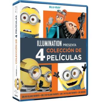 Pack Gru 1-3 + Los Minions - Blu-Ray