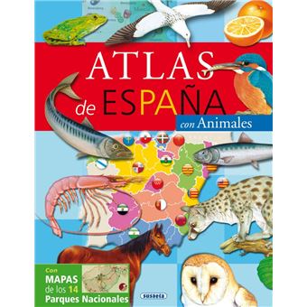 Atlas de España con animales