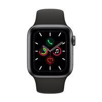 Apple Watch S5 40 mm GPS Caja de aluminio en gris espacial y Correa deportiva Negro