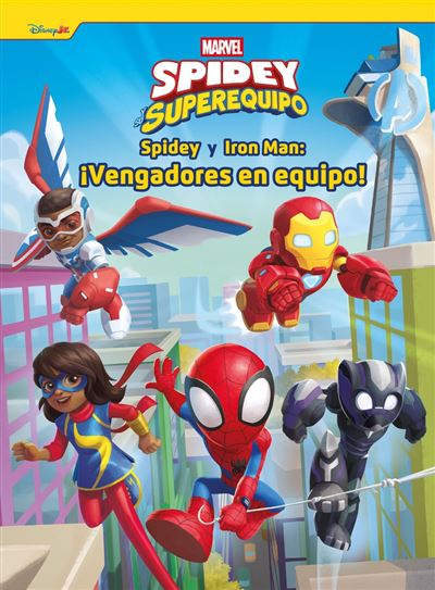 Libros Disney Verde Spidey Y Su Superequipo. Spidey Y Iron Man: ¡Vengadores En E - Marvel (Autor)