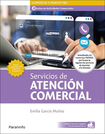 Paraninfo Editorial Servicios De Atención Comercial (Edición 2026)