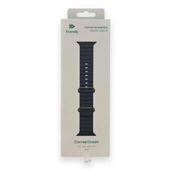 Correa de silicona Friendly Azul Ocean para Apple Watch 42/44/45mm