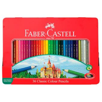 Arena Húmedo invadir Estuche metálico de 48 lápices de colores Faber-Castell - Lápiz de color -  Los mejores precios | Fnac
