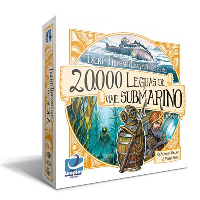 Juego de mesa 20.000 leguas de viaje submarino