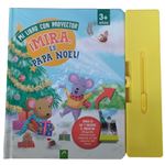 Mi Libro Con Proyector-Mira Es Papa Noel