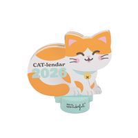 Mr Wonderful Calendario de sobremesa 2026 con peana - MEOW-lendar