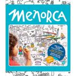 Menorca mapa colorear