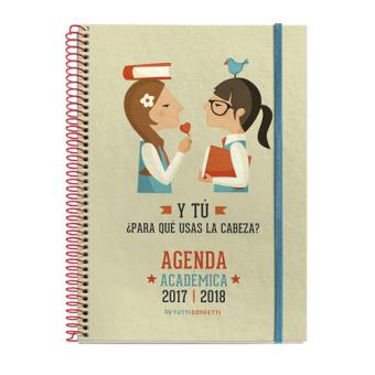 Agenda escolar 2017-18 Miquelrius Plus semana vista Tutti Confetti - 1