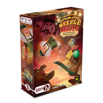 Meeple circus: Espectáculo aéreo y de animales salvajes - expansión