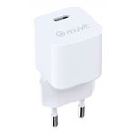 Cargador de pared Muvit USB-C Power Delivery 30W BiooFnix Blanco