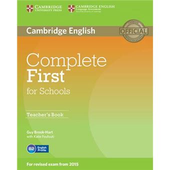 Complete First for Schools Teacher's Book - 1