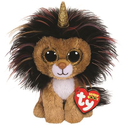 Peluche beanie boss ramsey león 15cm