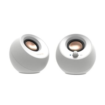 Altavoces Bluetooth Creative Pebble 2.0 V3 Blanco