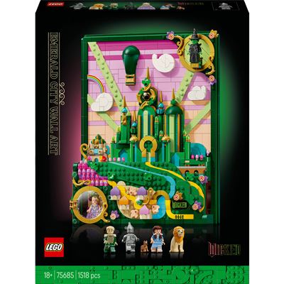 Lego wicked 75685 arte mural: emerald city