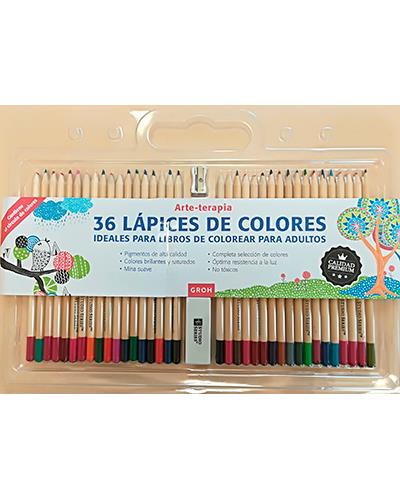 36 Lápices De Terapia De Color. 