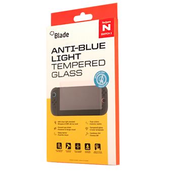Protector de pantalla de Cristal templado Anti-Blue Light Fr-Tec para Nintendo Switch 2