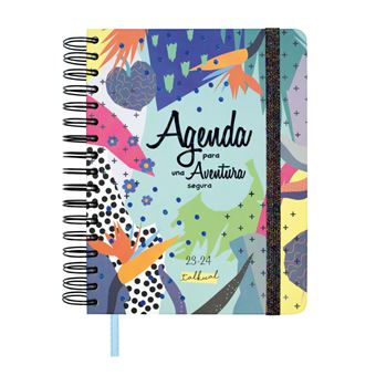 Agenda anual 2024 Kokonote Petit 2 días por página Flora Typographical -  Agenda - Los mejores precios