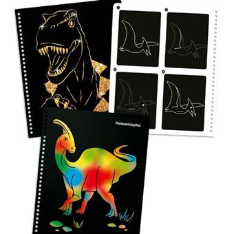 Cuaderno Dino World Magic-Scratch Book - Para decorar - Los mejores precios  | Fnac