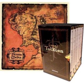 Estuche Tolkien 6 Vols + Mapa de la Tierra Media