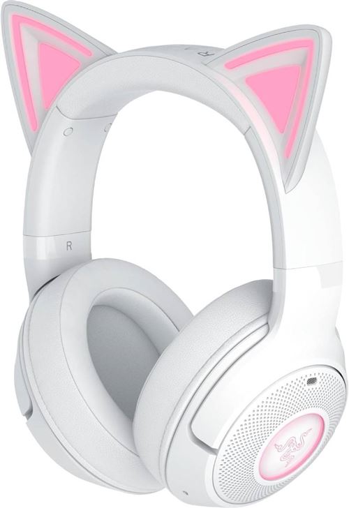 Auriculares Bluetooth Gaming Razer Kitty V2 Bt Blanco