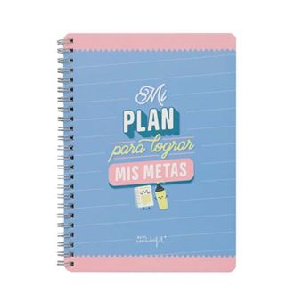 Mr Wonderful Libreta Pequeña: Mi plan para lograr mis metas - Cuaderno -  Los mejores precios