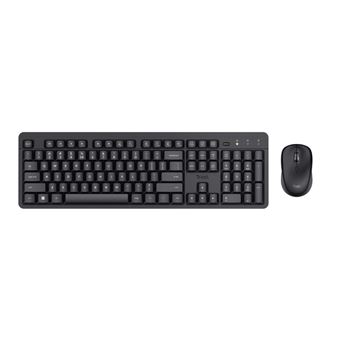 Combo Teclado + Ratón inalámbricos Trust Ody II Negro