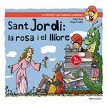 Sant Jordi, la rosa i el llibre