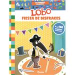 Mis primeras pegatinas - lobo - fiesta de disfraces.