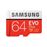 Tarjeta MicroSD Samsung EVO Plus 64GB C10 + Adaptador
