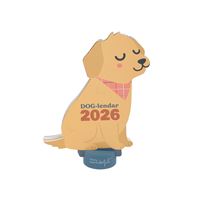 Mr Wonderful Calendario de sobremesa 2026 con peana - DOG-lendar
