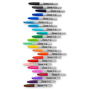 Blíster 24 rotuladores permanentes Sharpie Fine Special Edition varios  colores - Fieltro - Los mejores precios