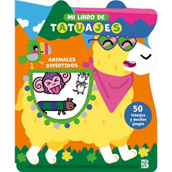 Animales Divertidos-Mi Libro De Tatuajes