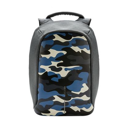 Xd Design Bobby compact print mochila antirrobo camouflage azul bolsa usb camuflaje universal