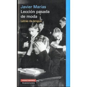 Lección pasada de moda