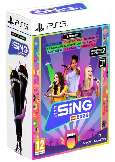 Let’s Sing 2026 + 2 Micros Ps5