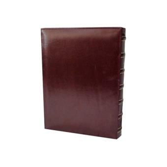 Hofmann Album Per Foto 400 Foto 15x10 Cm, Copertina In Pelle Di Lusso Bordeaux Con Dettagli Dorati, 240x355x55 Mm - 6