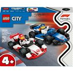 Lego city 60464 coches de f1® williams racing y haas f1®