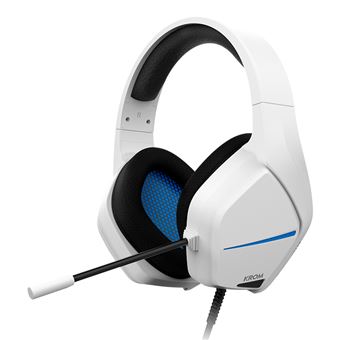 Auriculares con micrófono Gaming Krom Kopa Move Blanco 