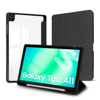 Funda Subblim Clear Shock Case Negro para Samsung Galaxy Tab A11 de 8,7"