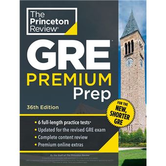 Princeton Review GRE Premium Prep, 36th Edition - 1