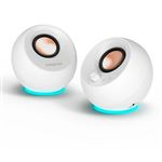 Altavoces Bluetooth Creative Pebble Pro 2.0 RGB Blanco