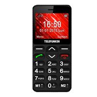 Teléfono móvil Telefunken TM 140 Cosi Negro
