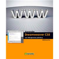 Aprender Dreamweaver Cs5 con 100 ejercicios tapa