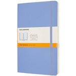 Cuaderno Moleskine Classic Xl Rayas Tapa Blanda Azul Hortensia