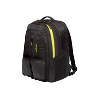 Mochila Targus Work+Play Negro - Amarillo para portátil hasta 15,6"