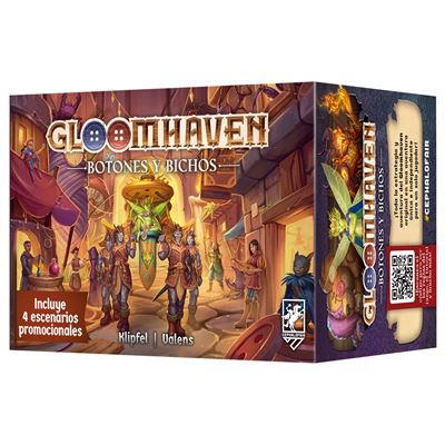 Juego de mesa gloomhaven botones & bichos