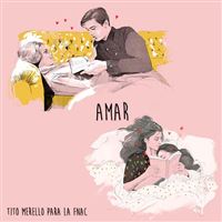 Set de 2 tazas Amar rosa