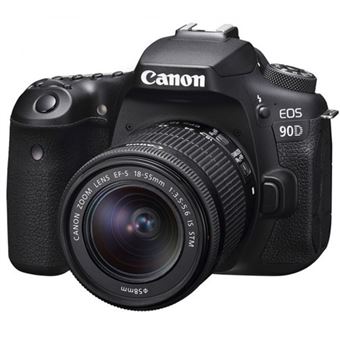 Cámara Réflex Canon EOS 90D + EF-S 18-55mm f/3.5-5.6 IS STM