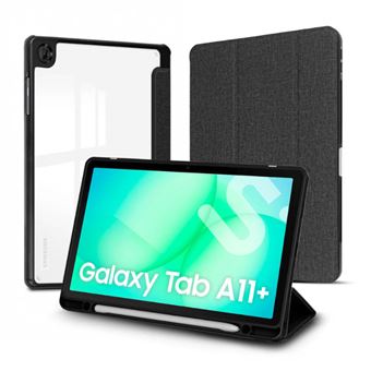 Funda Subblim Clear Shock Case Negro para Samsung Galaxy Tab A11+ de 11"