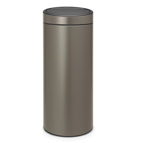 Cubo De Basura Brabantia Touch Bin 30 L Platino
